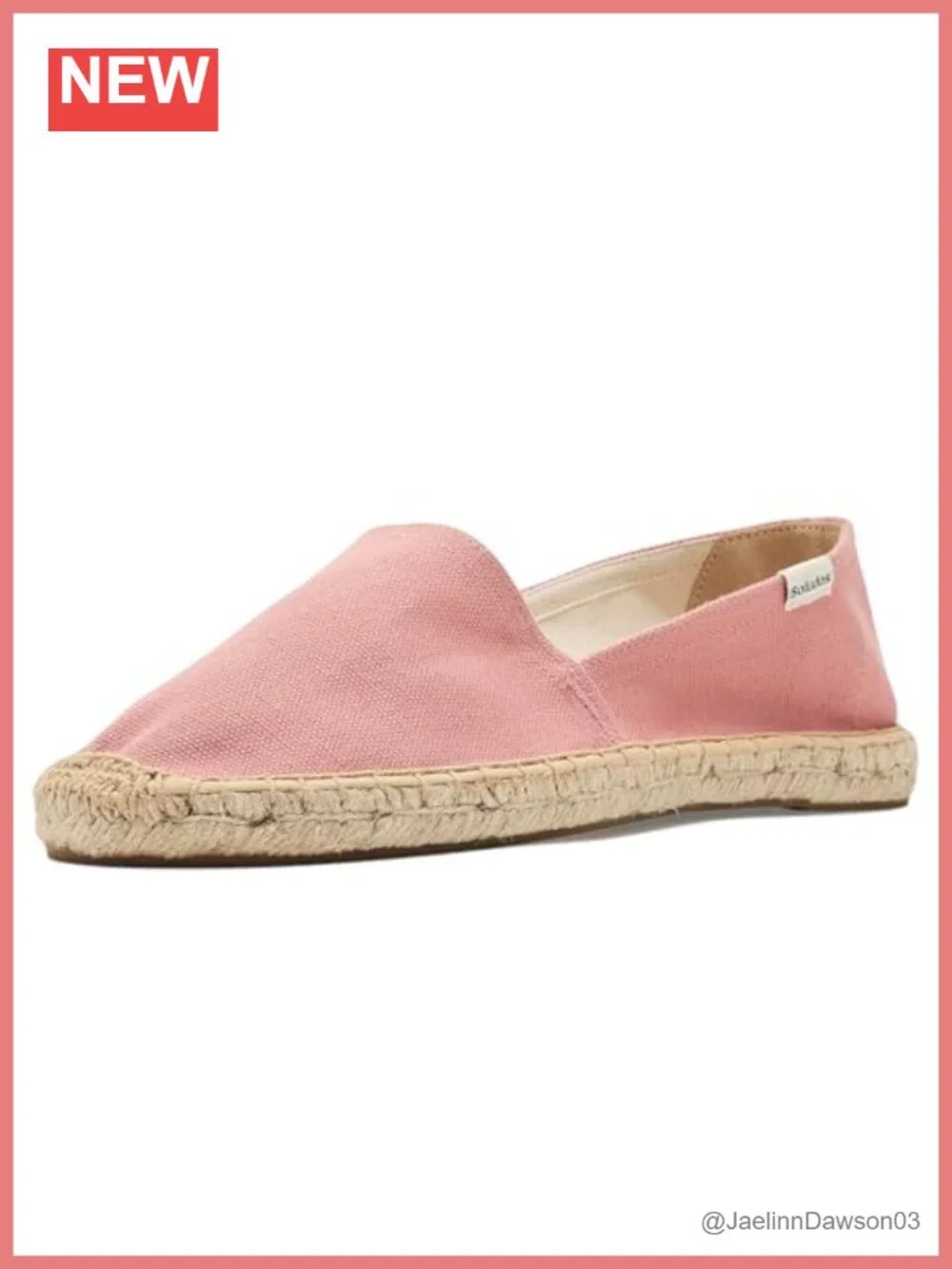 Cotton Espadrille Flats Jute Sole Slip-On Summer